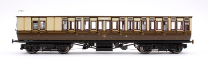 GWR Toplight Mainline City Lined Chocolate & Cream 3rd Brake 3750 Set 2