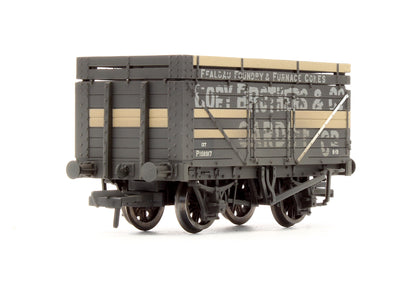 37-185A Pre-Owned 7 Plank Wagon With Coke Rails BR 'P' No EX - 'Cory Brothers' - Weathered