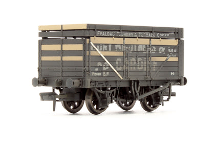 37-185A Pre-Owned 7 Plank Wagon With Coke Rails BR 'P' No EX - 'Cory Brothers' - Weathered