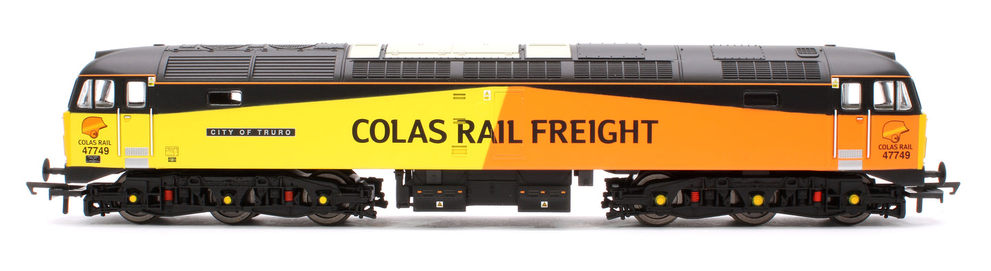 RailRoad Plus Class 47 Co-Co 47749 'City of Truro' Colas Rail Diesel Locomotive