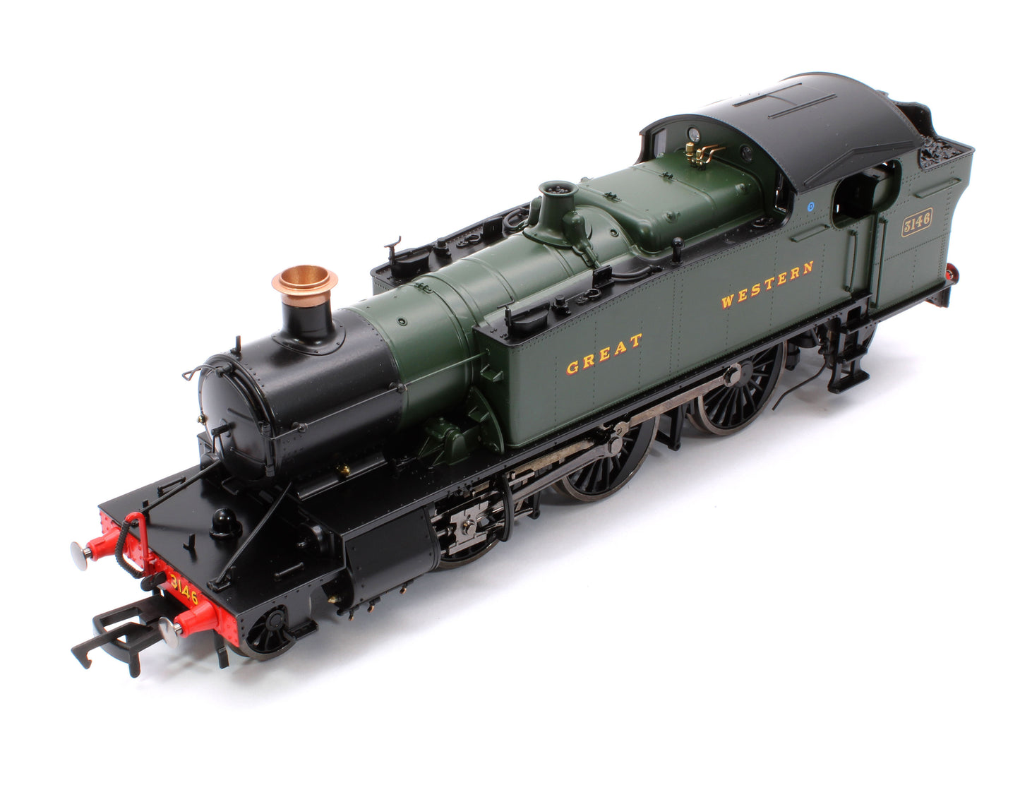 Large Prairie 3146 GWR Green Great Western Steam Locomotive - DCC Fitted