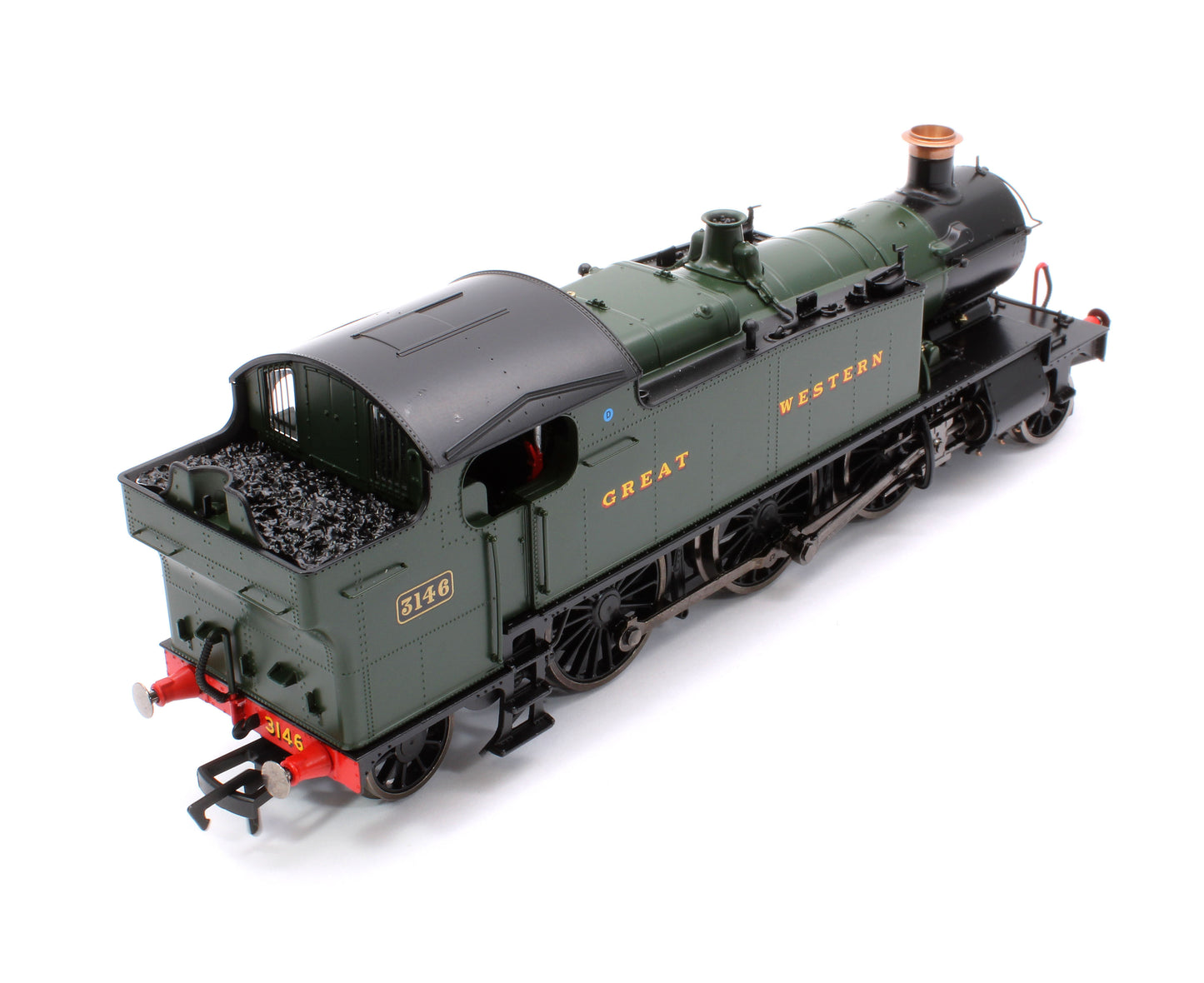 Large Prairie 3146 GWR Green Great Western Steam Locomotive - DCC Sound