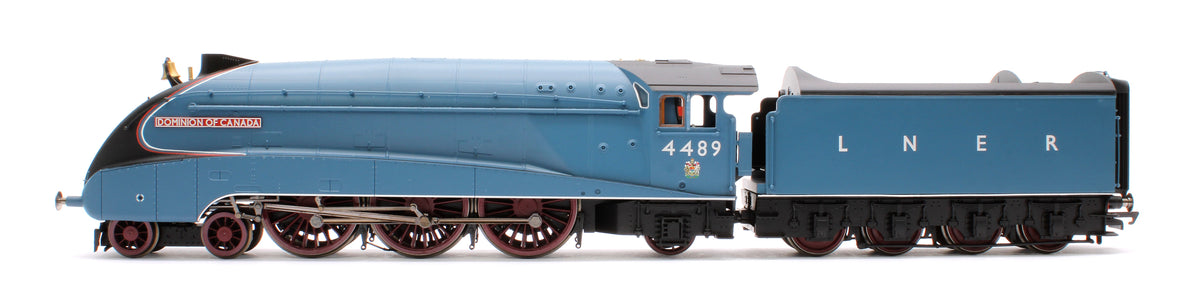 Pre-Owned R20262 Hornby Dublo A4 Class 4-6-2 4489 'Dominion of Canada' Great Gathering 10th Anniversary LNER Garter Blue Limited Edition Steam Locomotive - DCC Sound