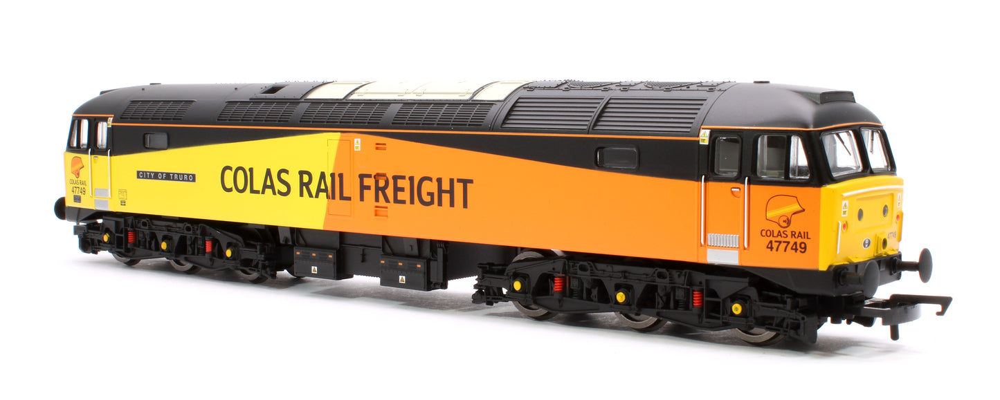 RailRoad Plus Class 47 Co-Co 47749 'City of Truro' Colas Rail Diesel Locomotive