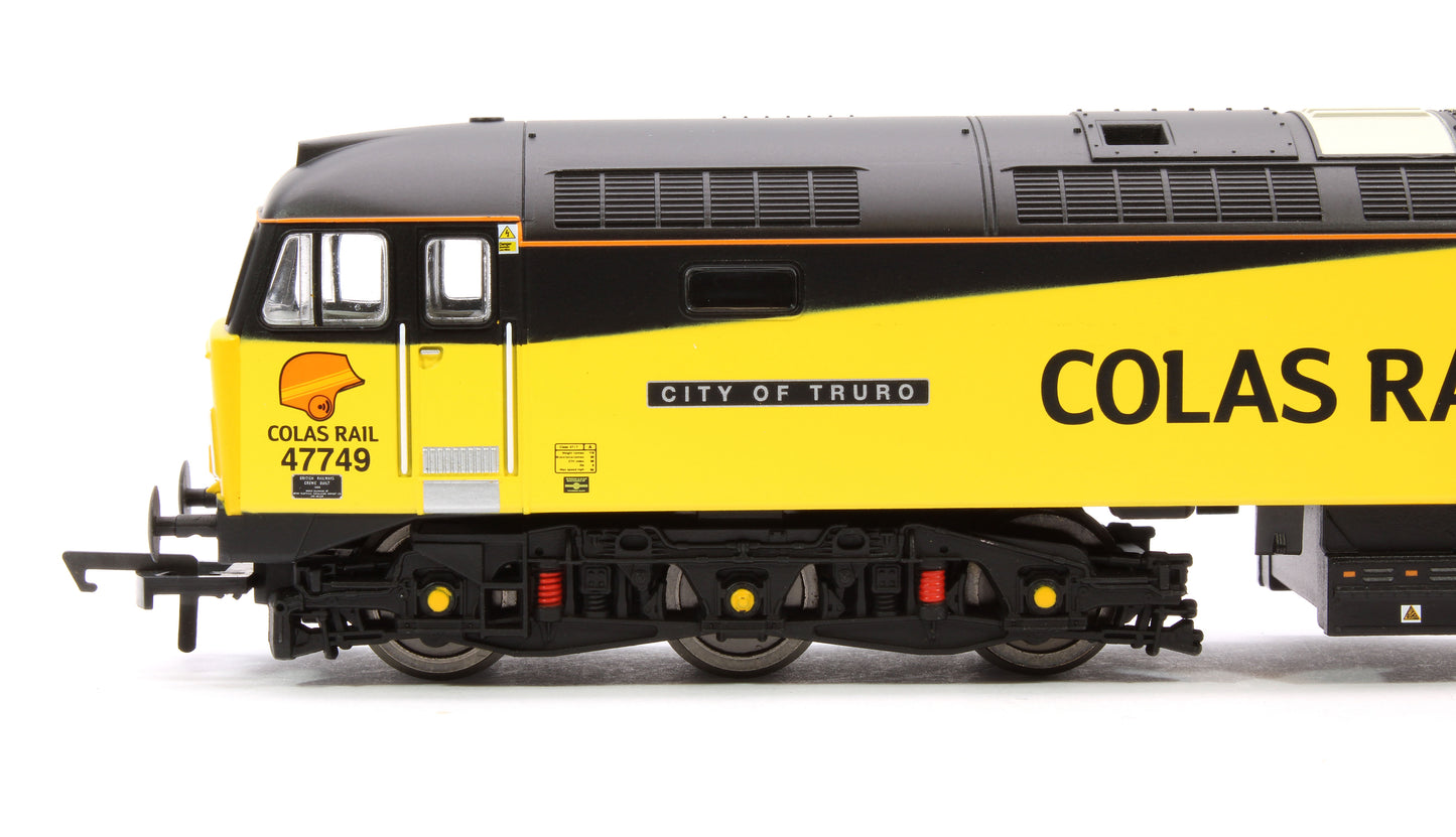 RailRoad Plus Class 47 Co-Co 47749 'City of Truro' Colas Rail Diesel Locomotive