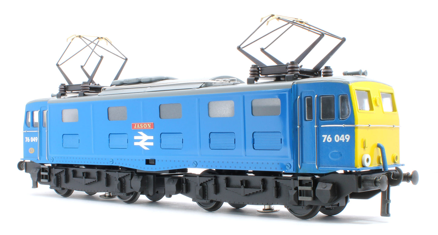 E/49-B6-JAS "EM1" BR Class 76 "Jason" Corporate Gloss Blue with Full Yellow Ends No.76049 Electric Locomotive