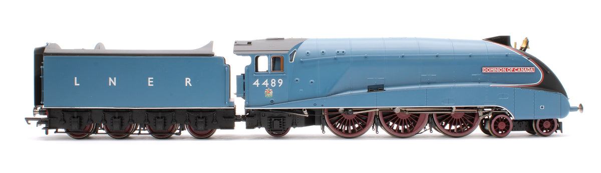 Pre-Owned Hornby Dublo A4 Class 4-6-2 4489 'Dominion of Canada' Great Gathering 10th Anniversary LNER Garter Blue Limited Edition Steam Locomotive