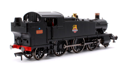 Large Prairie 6153 BR Black Early Crest Steam Locomotive - DCC Fitted