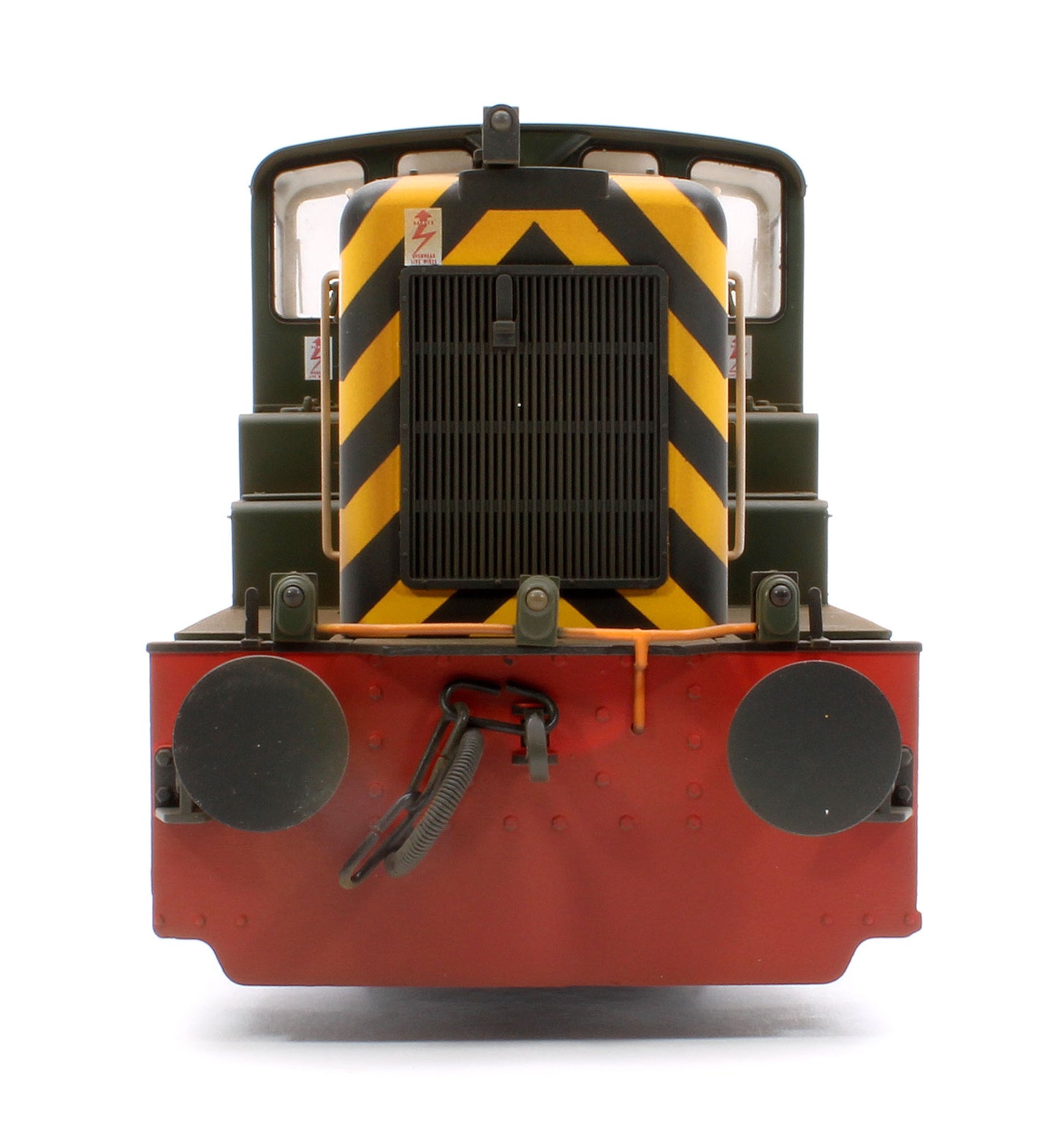 Class 02 BR Green 02004 (Wasp Stripes, no BR logo) Diesel Locomotive - Weathered