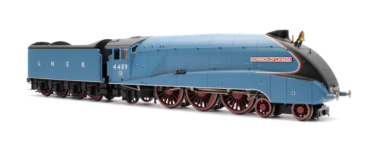 Pre-Owned R20262 Hornby Dublo A4 Class 4-6-2 4489 'Dominion of Canada' Great Gathering 10th Anniversary LNER Garter Blue Limited Edition Steam Locomotive - DCC Sound