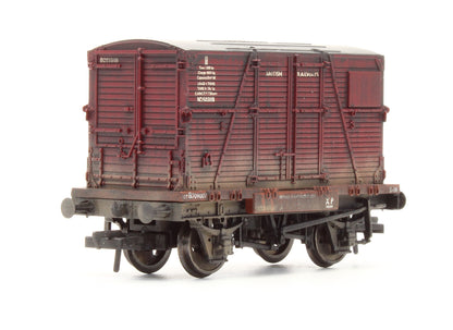 Pre-Owned Conflat BR Crimson with BD Container No.B709007 - Custom Weathered