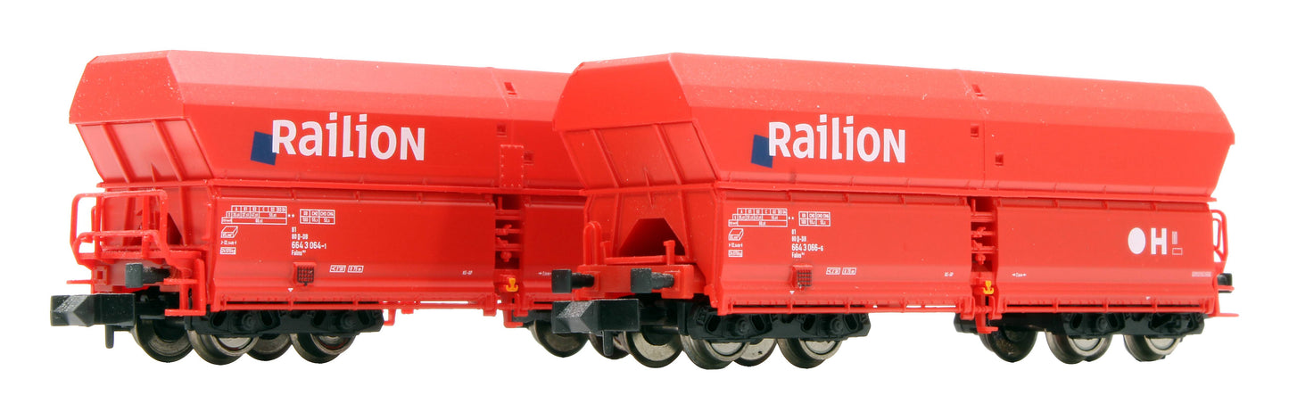 Pre-Owned 852317 2 Piece Set of Self Unloading Wagons Type Falns 183, DB AG