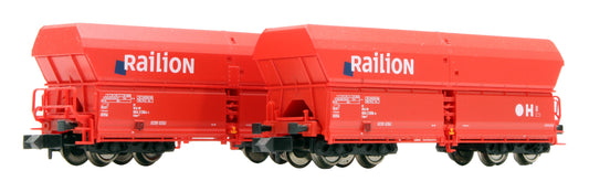 Pre-Owned 852317 2 Piece Set of Self Unloading Wagons Type Falns 183, DB AG