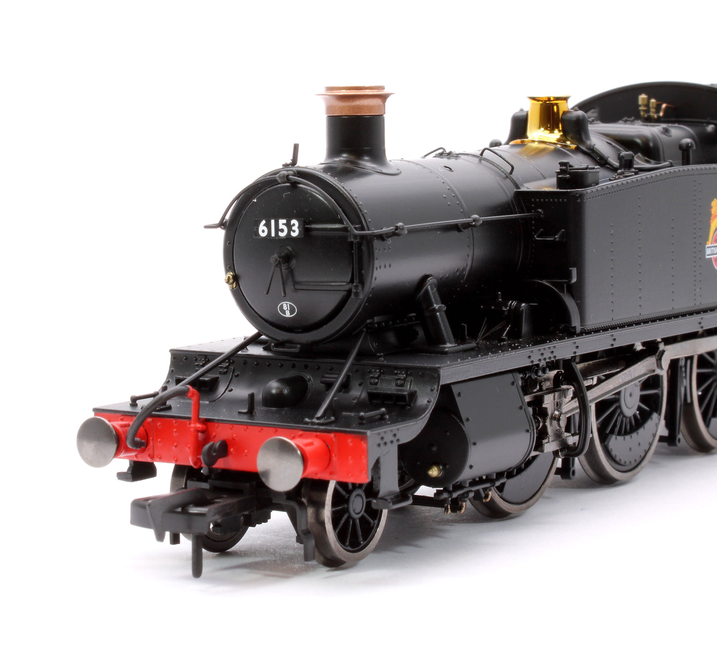 Large Prairie 6153 BR Black Early Crest Steam Locomotive