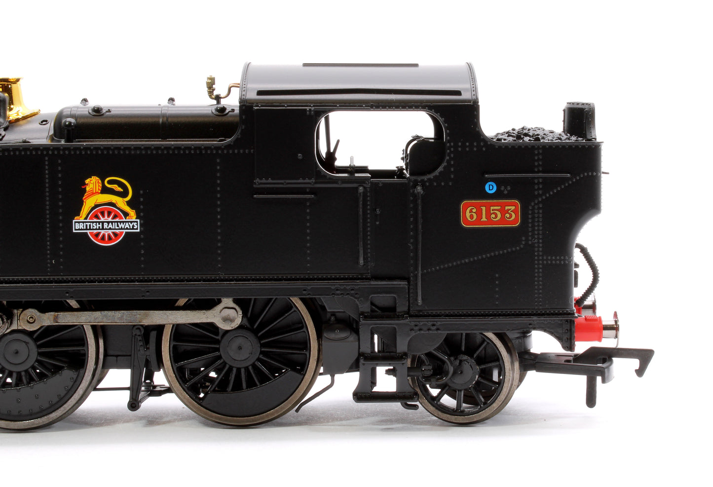 Large Prairie 6153 BR Black Early Crest Steam Locomotive - DCC Sound