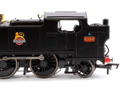 Large Prairie 6153 BR Black Early Crest Steam Locomotive - DCC Fitted