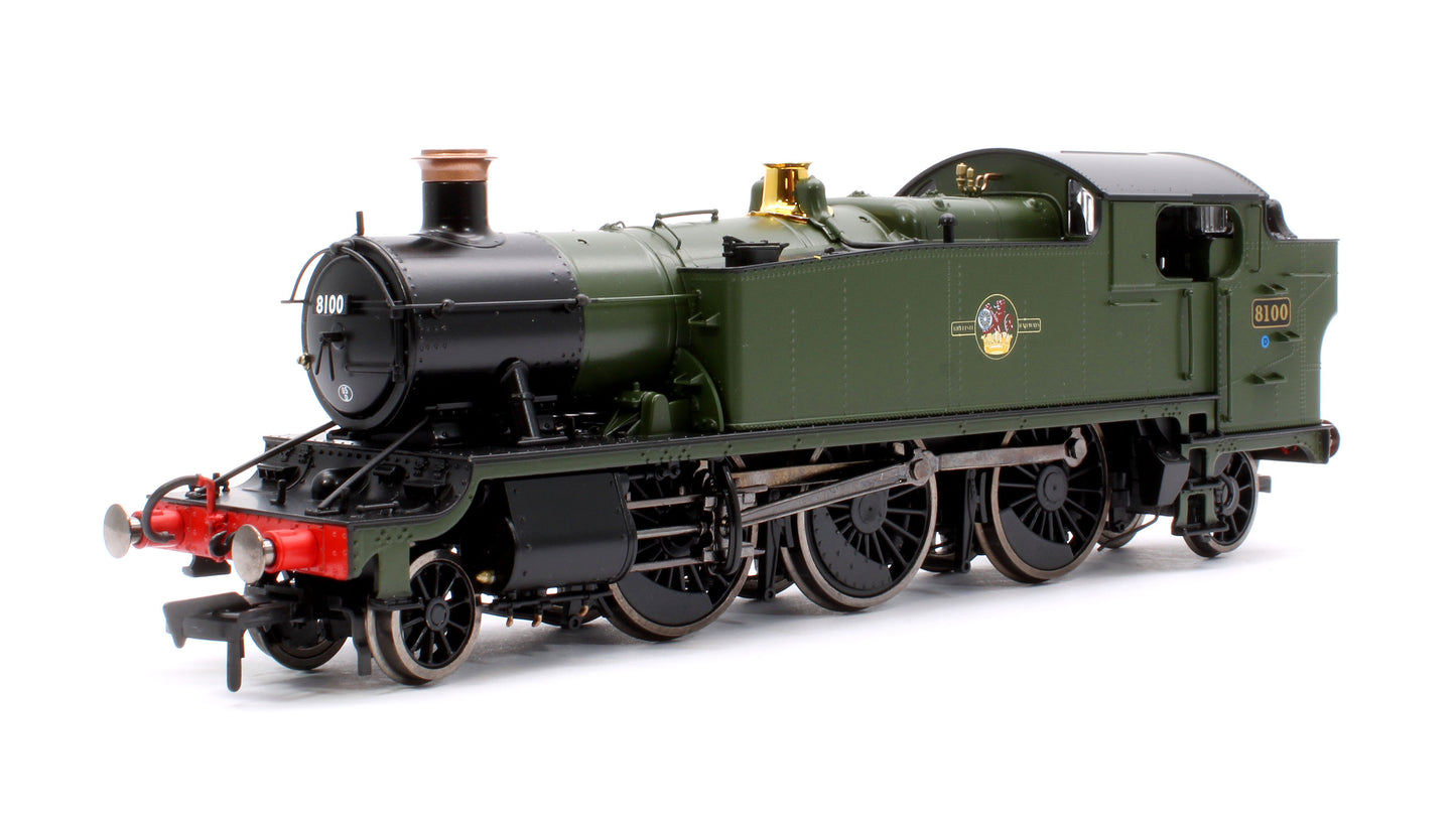 Large Prairie 8100 BR Green Late Crest Steam Locomotive - DCC Fitted