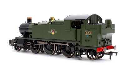 Large Prairie 8100 BR Green Late Crest Steam Locomotive