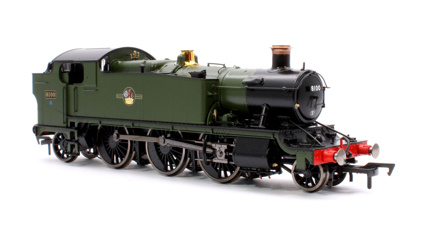 Large Prairie 8100 BR Green Late Crest Steam Locomotive - DCC Fitted