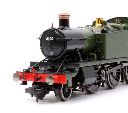 Large Prairie 8100 BR Green Late Crest Steam Locomotive - DCC Fitted