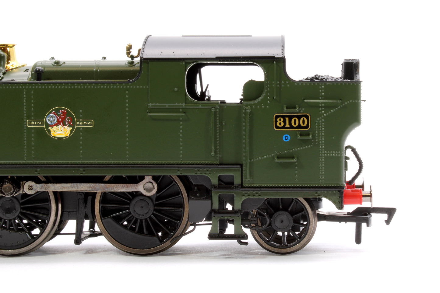 Large Prairie 8100 BR Green Late Crest Steam Locomotive