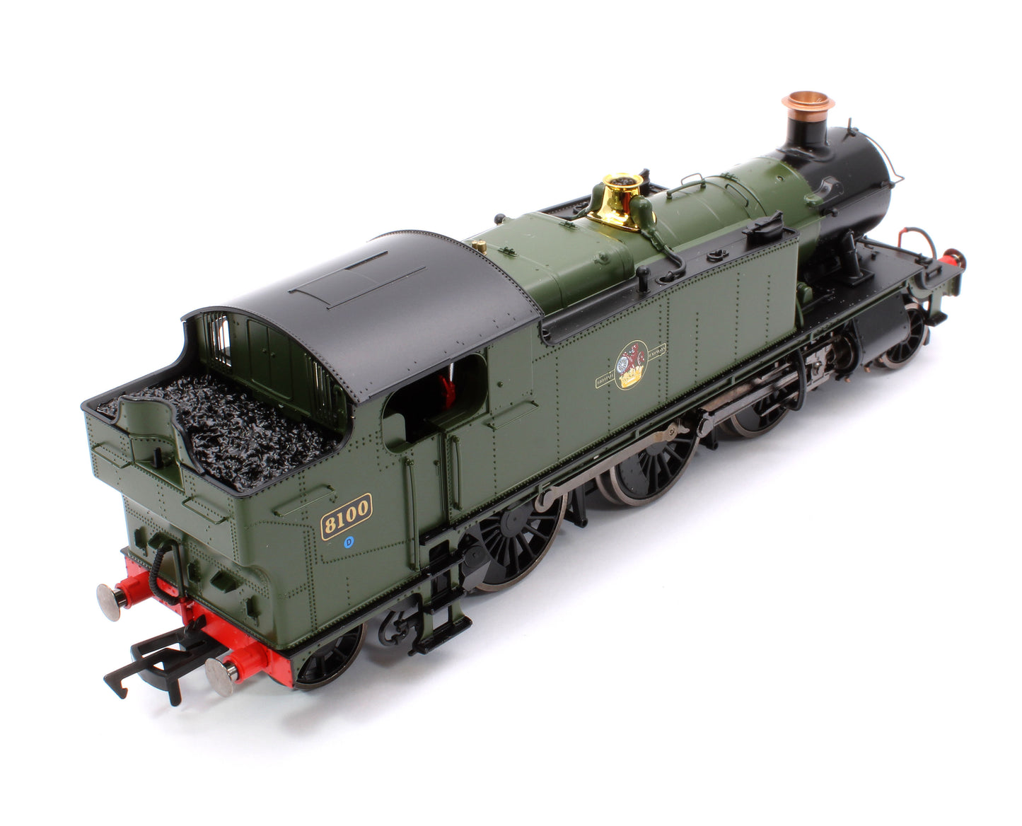 Large Prairie 8100 BR Green Late Crest Steam Locomotive - DCC Fitted