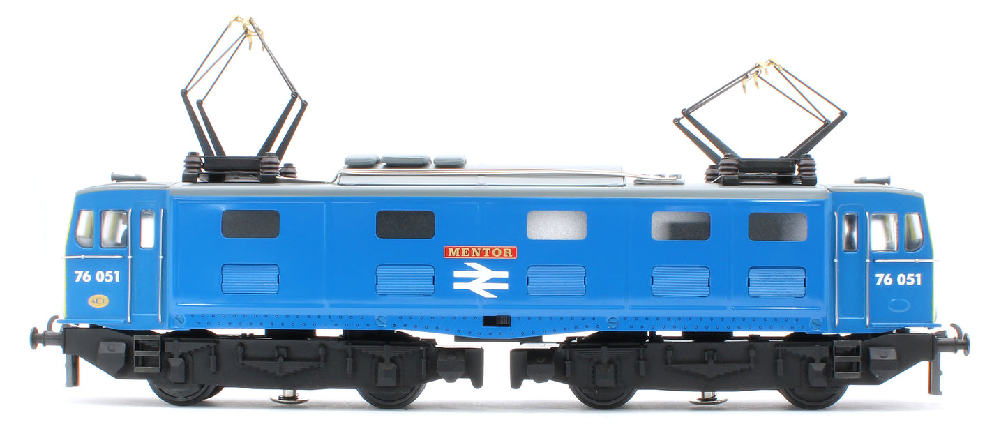 E/49-B6-MEN "EM1" BR Class 76 "Mentor" Corporate Gloss Blue with Full Yellow Ends No.76051 Electric Locomotive