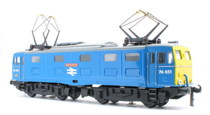 E/49-B6-MEN "EM1" BR Class 76 "Mentor" Corporate Gloss Blue with Full Yellow Ends No.76051 Electric Locomotive