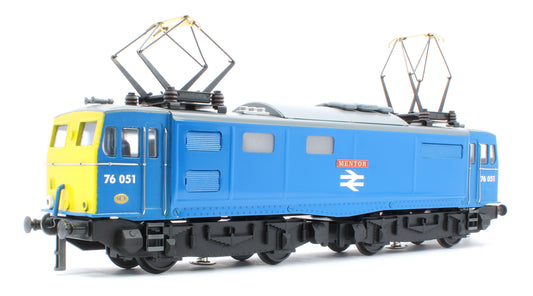 E/49-B6-MEN "EM1" BR Class 76 "Mentor" Corporate Gloss Blue with Full Yellow Ends No.76051 Electric Locomotive