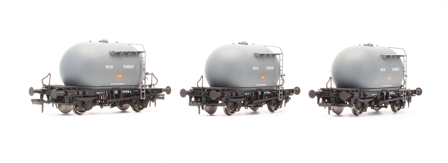 Pre-Owned IRM1019 CIE Bulk Cement Wagon - Grey/Black - Set J