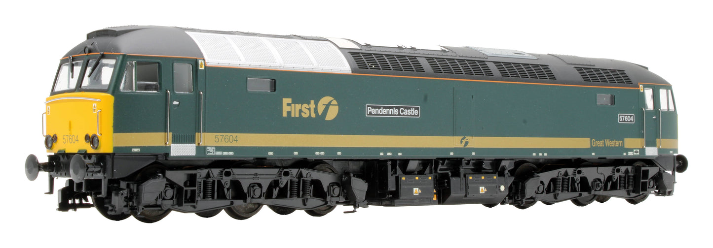 Pre-Owned 5704 Class 57/3 diesel 57604 "Pendennis Castle" in First Great Western livery Diesel Locomotive