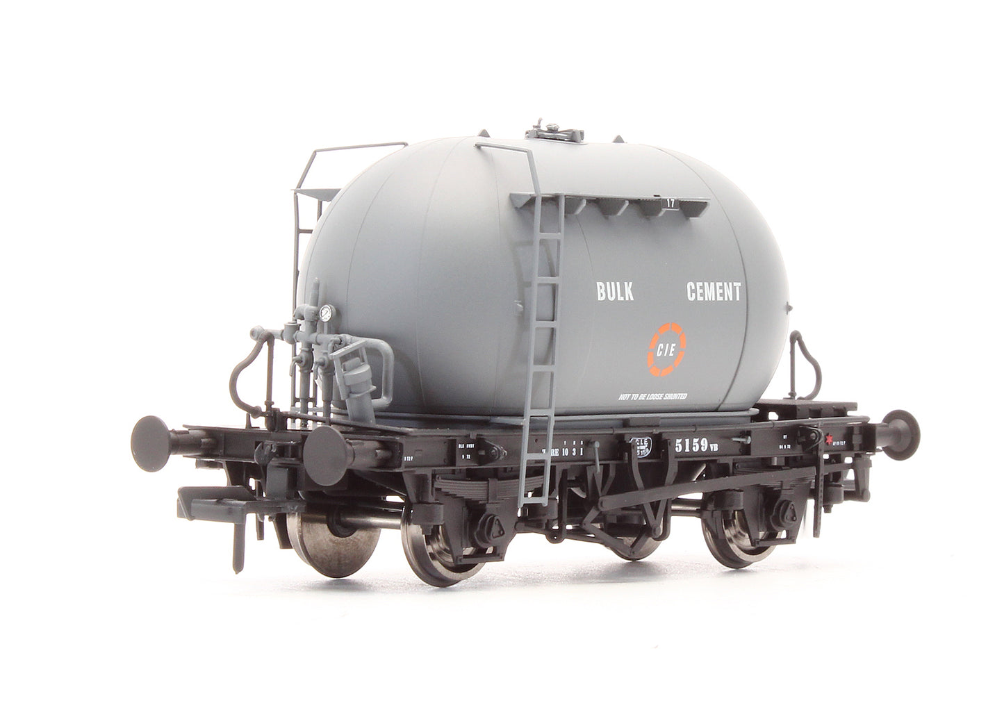 Pre-Owned IRM1019 CIE Bulk Cement Wagon - Grey/Black - Set J