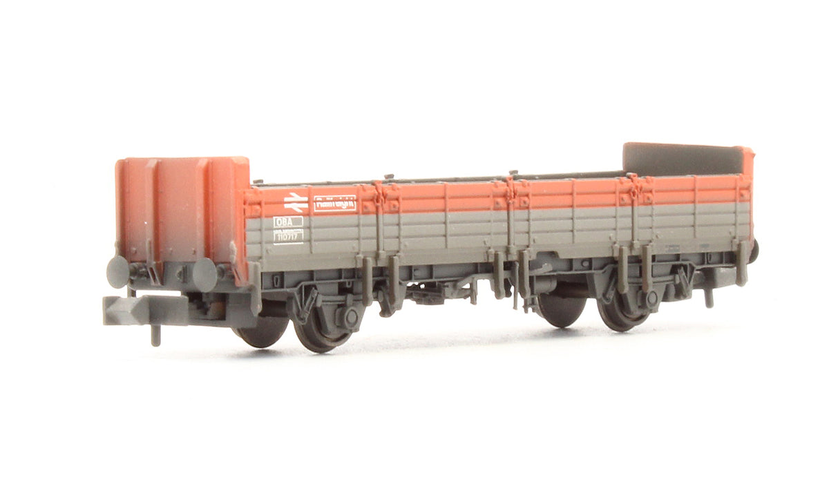 Pre-Owned OBA Open Wagon Railfreight Read & Grey '110717' - Weathered