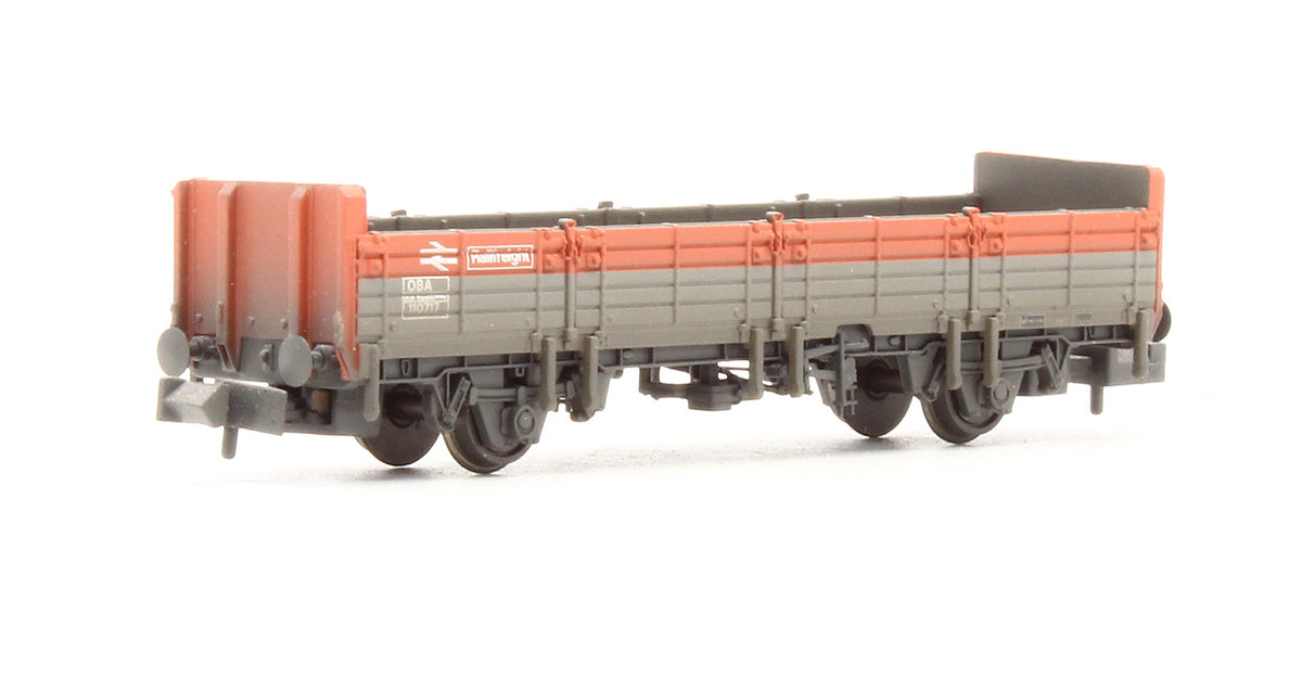 Pre-Owned OBA Open Wagon Railfreight Read & Grey '110717' - Weathered