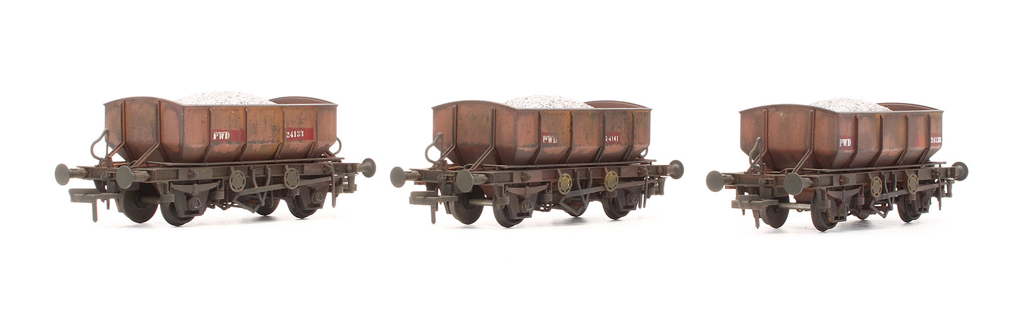 Pre-Owned IRM1002 CIE / IR Ballast Hopper Wagon - 3 Pack - Custom Weathered