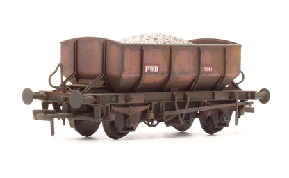 Pre-Owned IRM1002 CIE / IR Ballast Hopper Wagon - 3 Pack - Custom Weathered