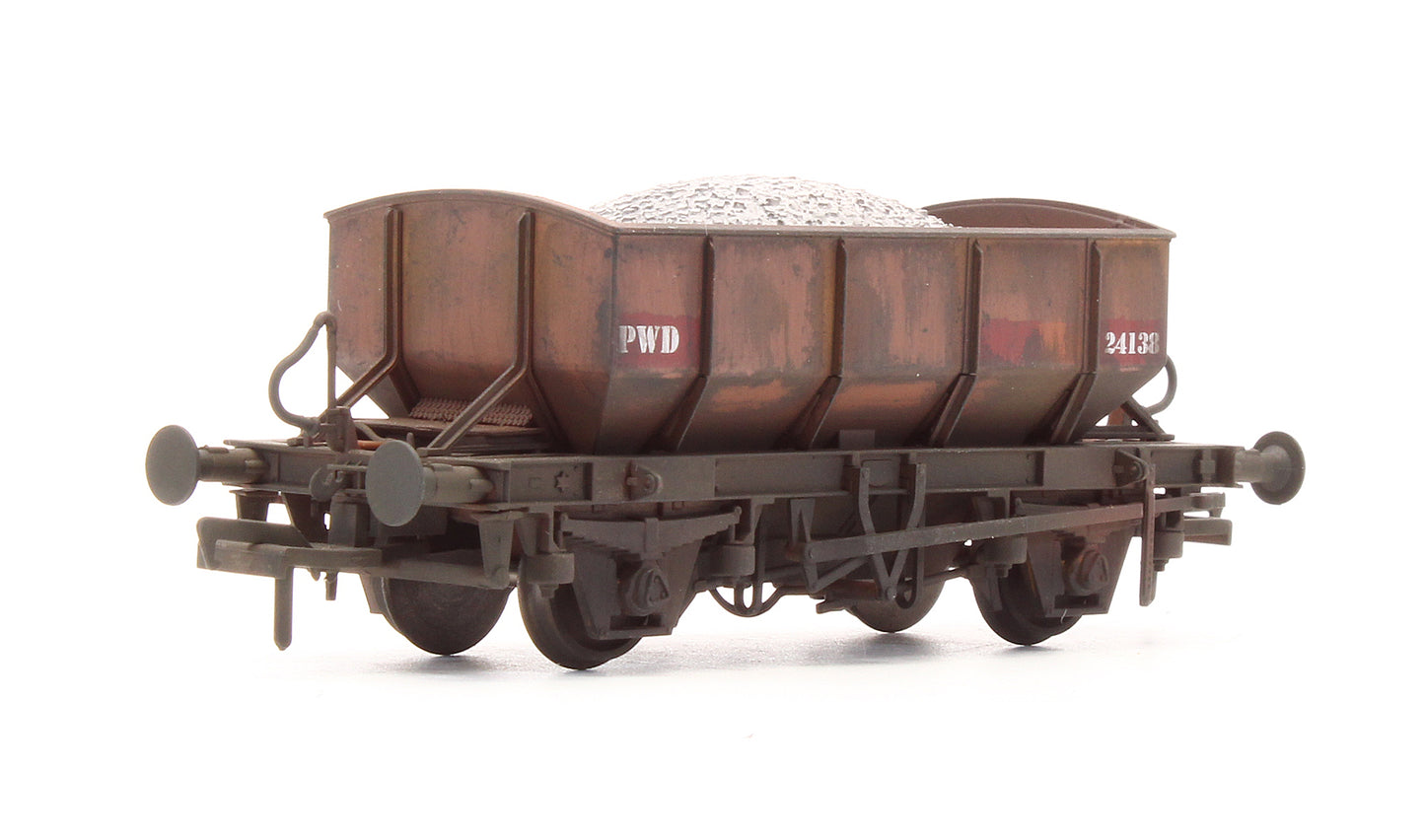 Pre-Owned IRM1002 CIE / IR Ballast Hopper Wagon - 3 Pack - Custom Weathered