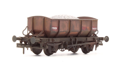 Pre-Owned IRM1002 CIE / IR Ballast Hopper Wagon - 3 Pack - Custom Weathered