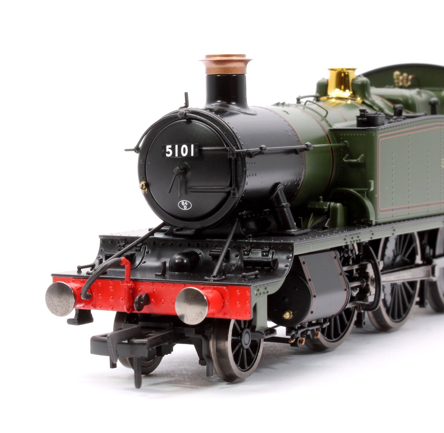 Large Prairie 5101 Lined BR Green Late Crest Steam Locomotive - DCC Fitted