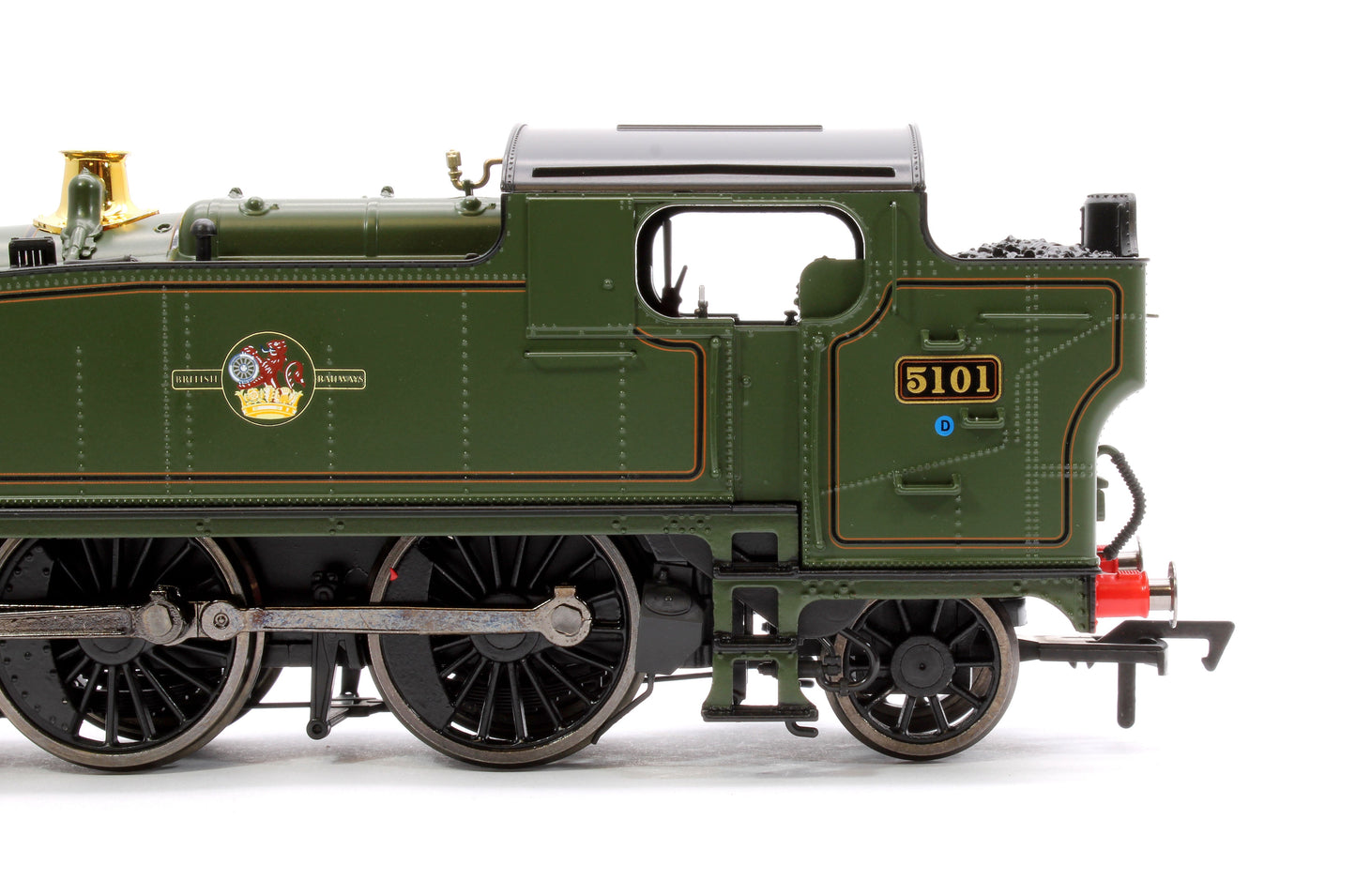 Pre-Owned 4S-041-015 Large Prairie 5101 Lined BR Green Late Crest Steam Locomotive