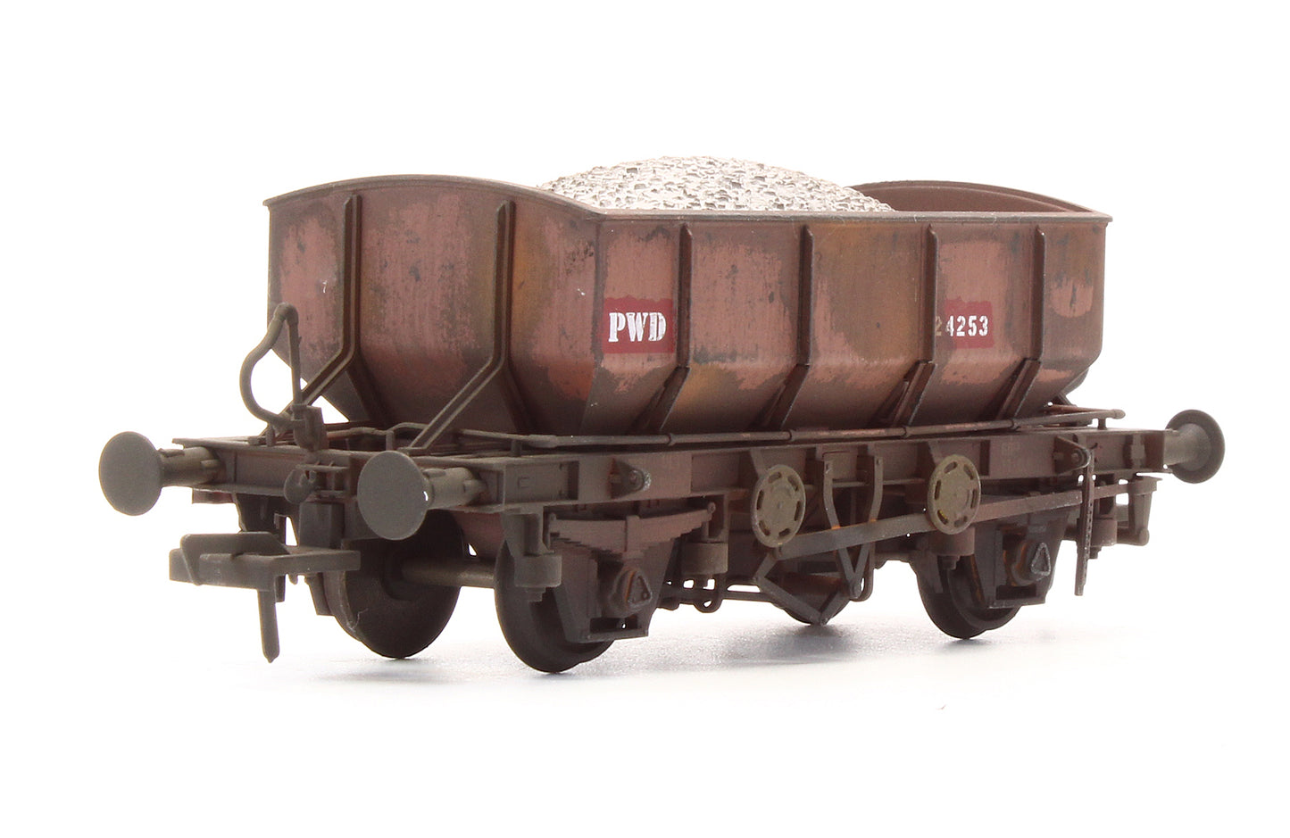 Pre-Owned IRM1003 CIE / IR Ballast Hopper Wagon - 3 Pack - Custom Weathered