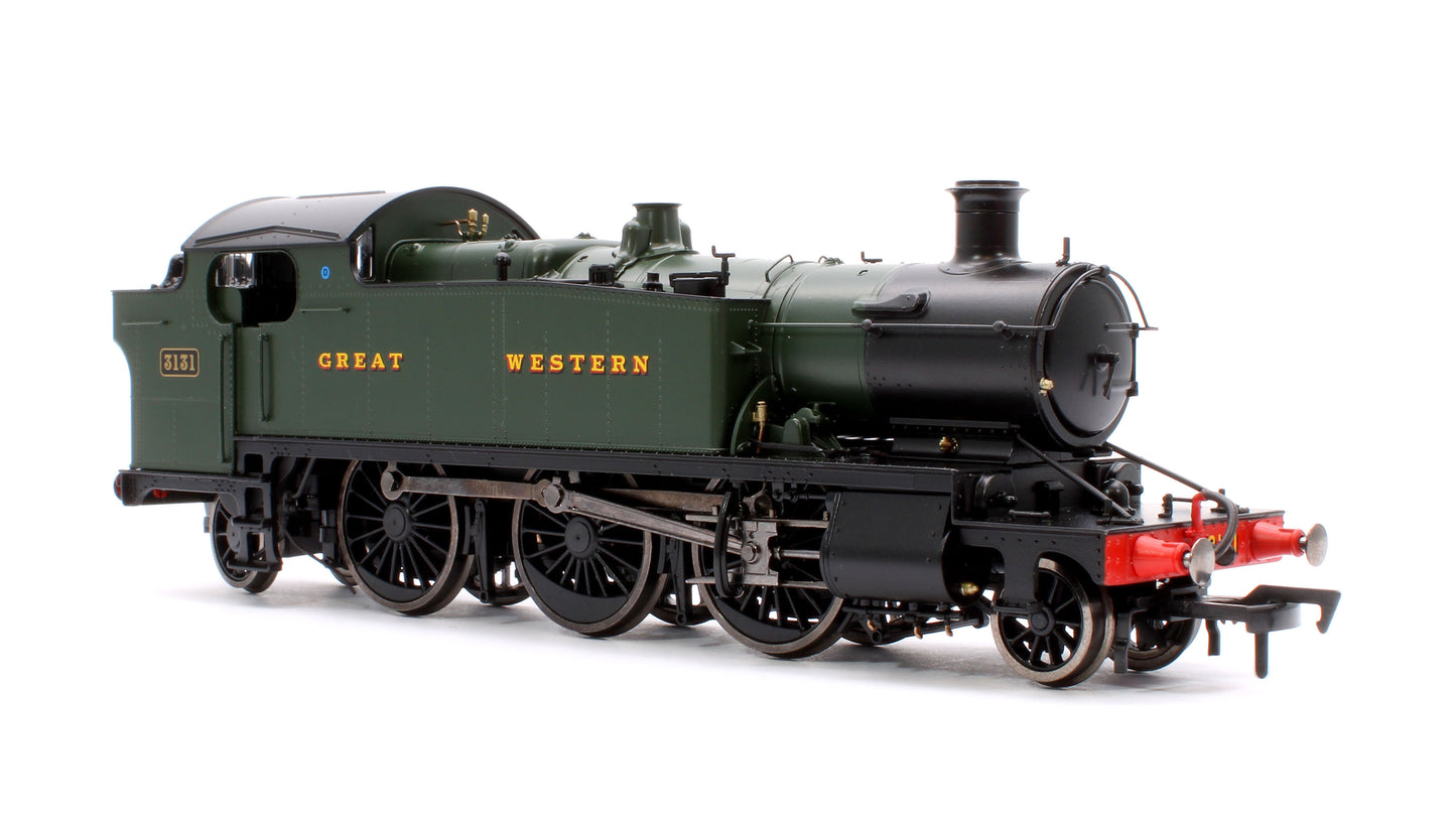 Large Prairie 3131 GWR Green Great Western Steam Locomotive - DCC Fitted