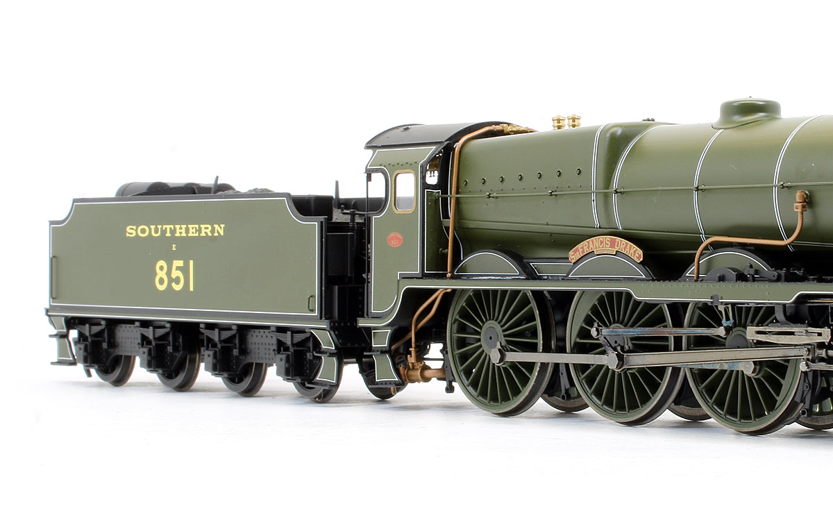 Pre-Owned SR 4-6-0 Lord Nelson Class 'Sir Francis Drake' 851 Steam Locomotive - DCC Fitted