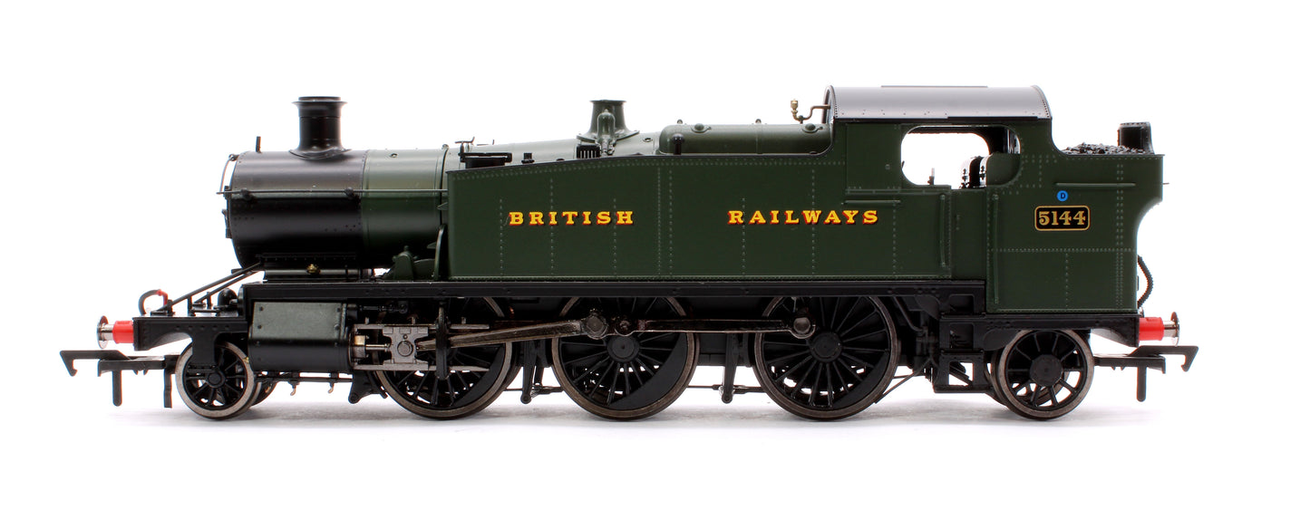 Large Prairie 5144 GWR Green British Railways Steam Locomotive - DCC Fitted