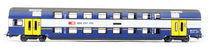 Pre-Owned Set Of 2 SBB CFF FFS Double Deck Passenger Cars