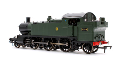 Large Prairie 5134 GWR Green Shirt Button Steam Locomotive - DCC Fitted