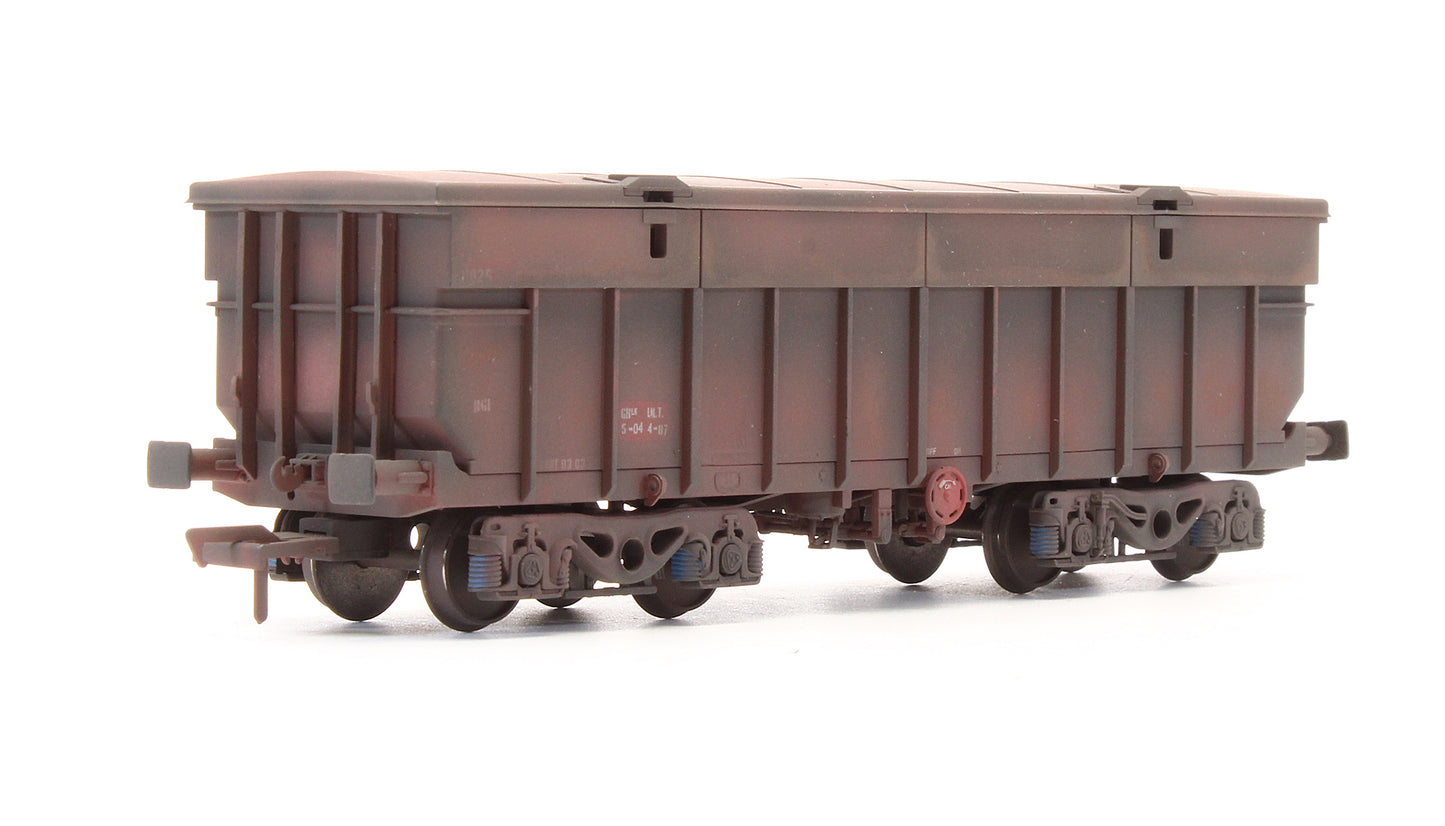 Pre-Owned IRM1022-BX-C Tara Mines Blue Bogie Ore Wagon - 31011 & 31025 - Custom Weathered