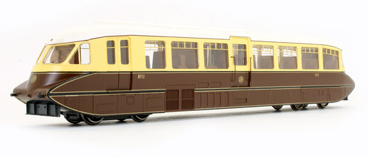 Pre-Owned 4D-011-000 Streamlined Railcar No11 Lined Chocolate and Cream GWR Monogram