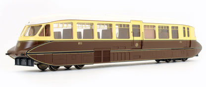 Pre-Owned 4D-011-000 Streamlined Railcar No11 Lined Chocolate and Cream GWR Monogram
