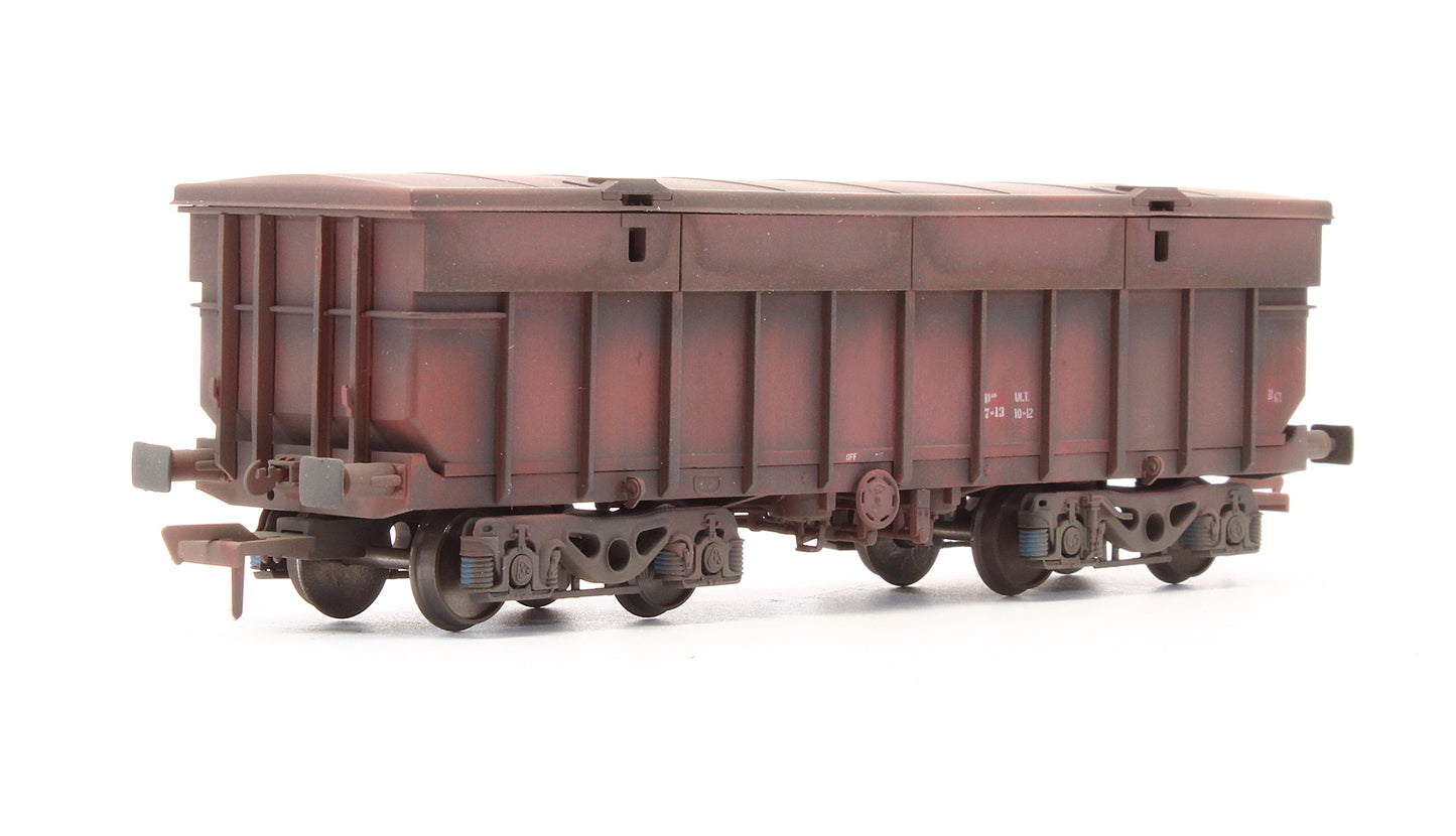Pre-Owned IRM1020-BX-A Tara Mines Blue Bogie Ore Wagon - 31003 & 31019 - Custom Weathered